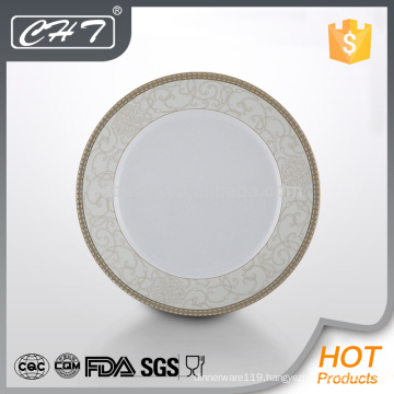 A023 hot sale luck flower fine bone ceramic dinner plate